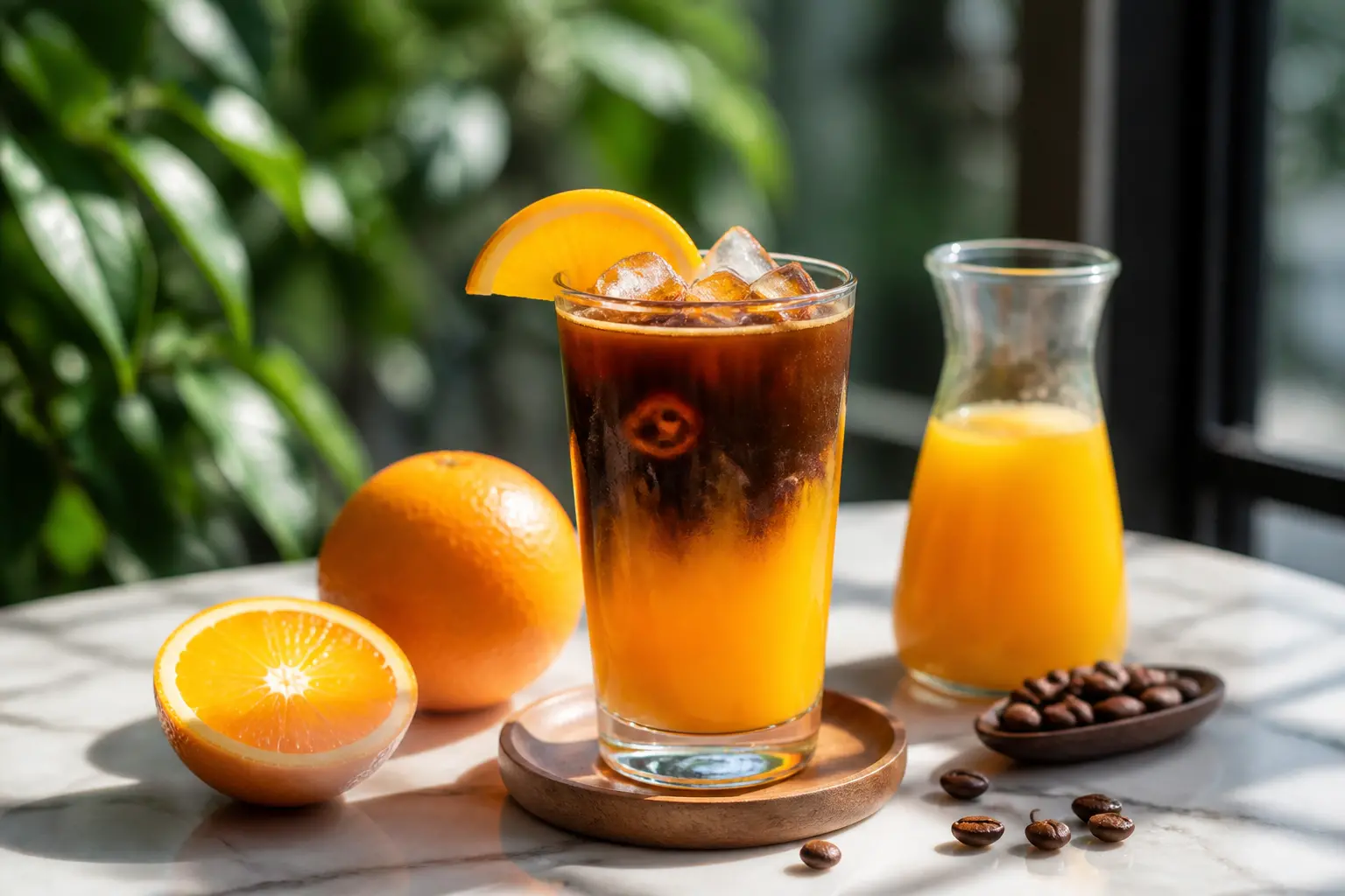 สูตรกาแฟน้ำส้มคั้นสด เมนูเติมพลังยามเช้าที่สดชื่นลงตัว