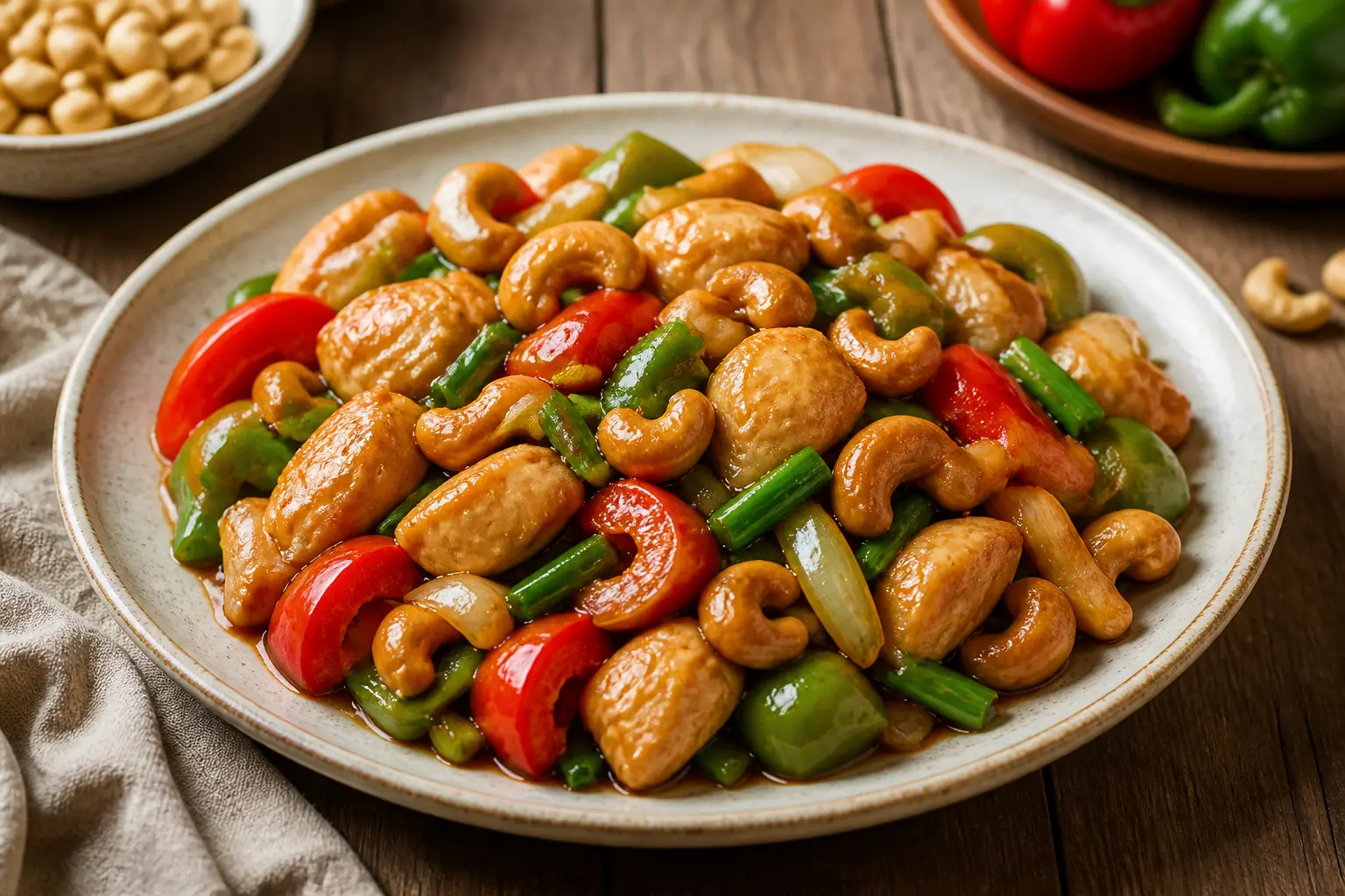 สูตรไก่ผัดเม็ดมะม่วงหิมพานต์ รสกลมกล่อมเคี้ยวเพลิน