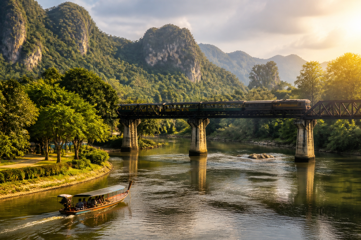 กาญจนบุรี แดนดินแห่งความทรงจำ สายน้ำประวัติศาสตร์ และธรรมชาติอันบริสุทธิ์