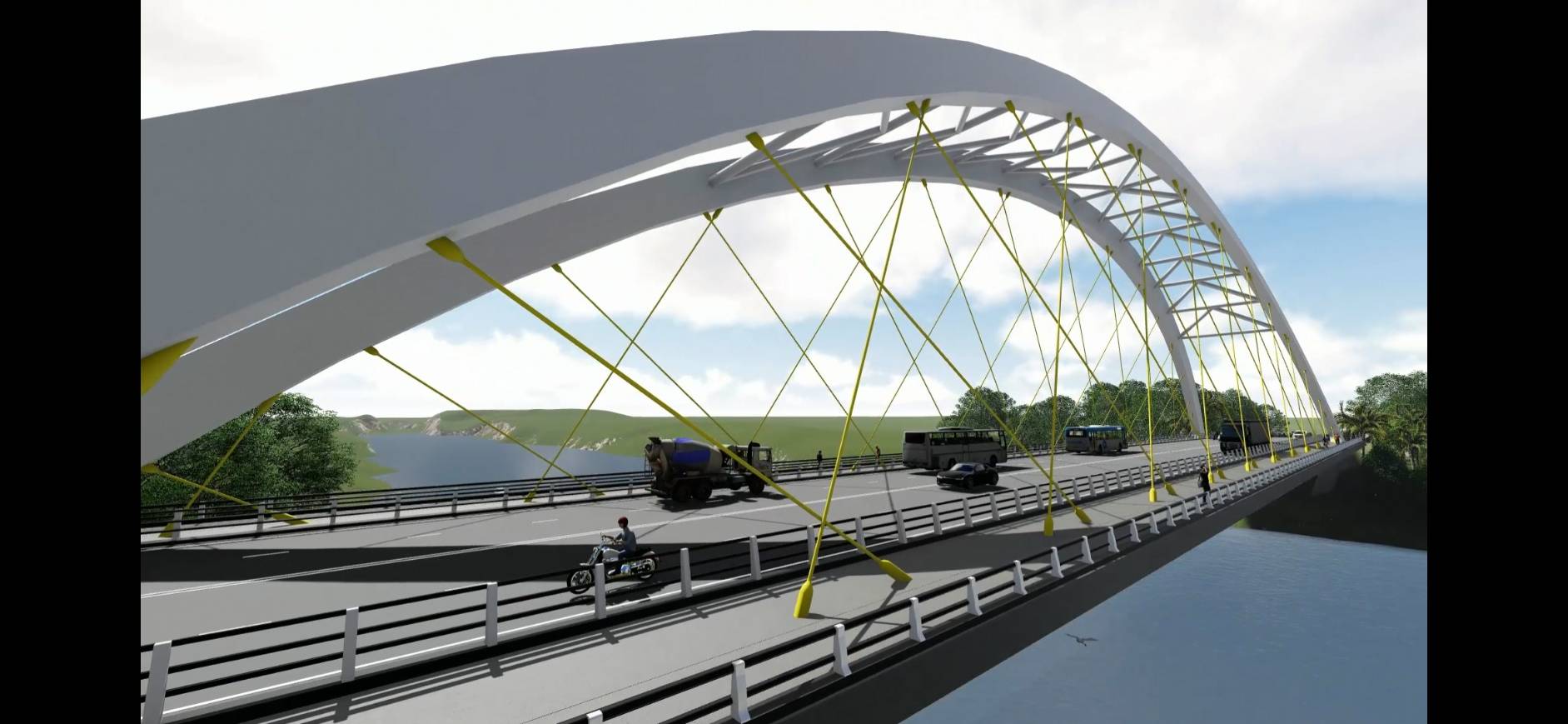 กรมทางหลวงเผยโครงการสะพาน Network Tied Arch ข้ามแม่น้ำเจ้าพระยาแห่งแรกในไทย