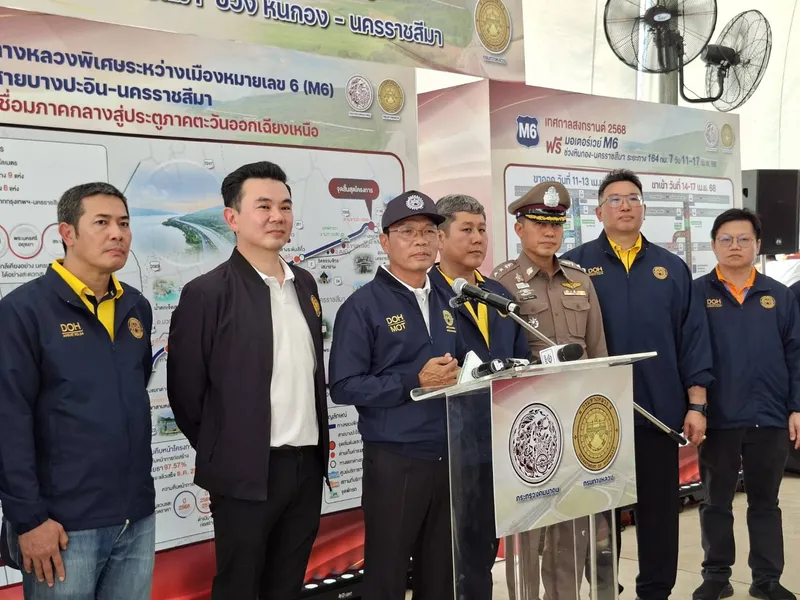 เปิดมอเตอร์เวย์ M6 ฟรีช่วงสงกรานต์! “หินกอง–โคราช” วิ่งฉลุย 163 กม. คาดช่วยลดรถติดบนถนนมิตรภาพ