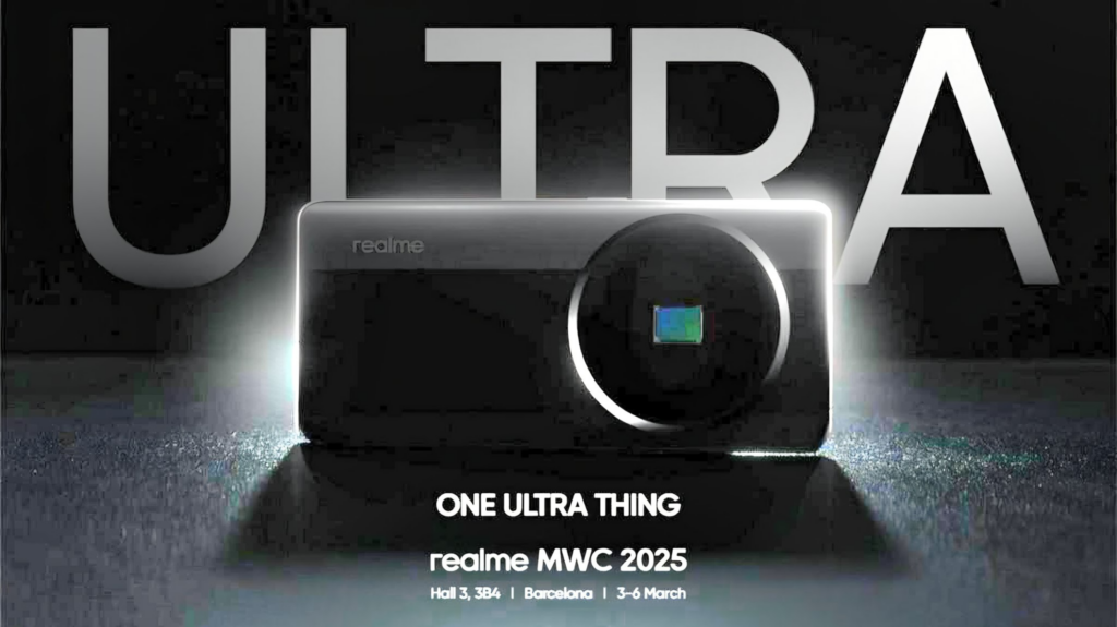 Realme เตรียมเปิดตัวสมาร์ทโฟน Ultra รุ่นใหม่ พร้อมกล้องระดับ DSLR ในงาน MWC 2025