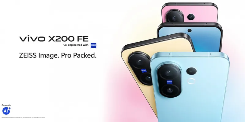 vivo X200 FE เปิดตัว 23 มิ.ย. กล้อง 3 ตัว 50MP แบตฯ 6,500 mAh ชาร์จไว 90W พร้อมฟีเจอร์ AI ขั้นสุด